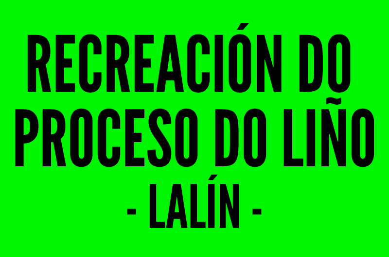 RECREACIÓN DO PROCESO DO LIÑO, LALÍN